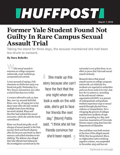Former Yale Student Found Not Guilty In Rare Campus Sexual Assault Trial