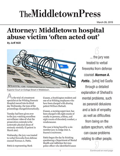 Attorney: Middletown hospital abuse victim ‘often acted out’