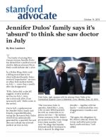 Jennifer Dulos&rsquo; family says it&rsquo;s &lsquo;absurd&rsquo; to think she saw doctor in July