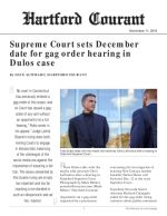 Supreme Court sets December date for gag order hearing in Dulos case