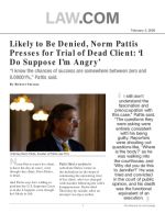 Likely to Be Denied, Norm Pattis Presses for Trial of Dead Client: 'I Do Suppose I'm Angry'