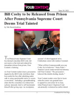 Bill Cosby to be Released from Prison After Pennsylvania Supreme Court Deems Trial Tainted