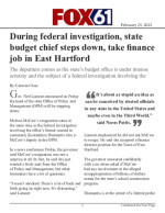 During federal investigation, state budget chief steps down, take finance job in East Hartford