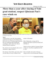 More than a year after slaying of Yale grad student, suspect Qinxuan Pan’s case winds on